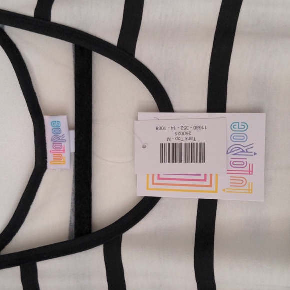 Lularoe tank top horizontal stripes - Picture 3 of 4